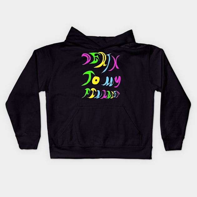 Death To My Finances Kids Hoodie by Second Wave Apparel